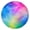 Rainbow Tie Dye, variant on Rainbow Tie Dye Cloud Round Fitted Tablecloth with Elastic Edge,Dining Table Cover Waterproof,Outdoor Round Tablecloth for Camping,Dining,Indoor and Outdoor