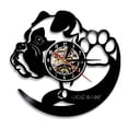 thumbnail image 1 of Wall Clock Clock Cute Pet Animal Series Record Wall Clock Suitable for Home Living Room Decoration, 1 of 4