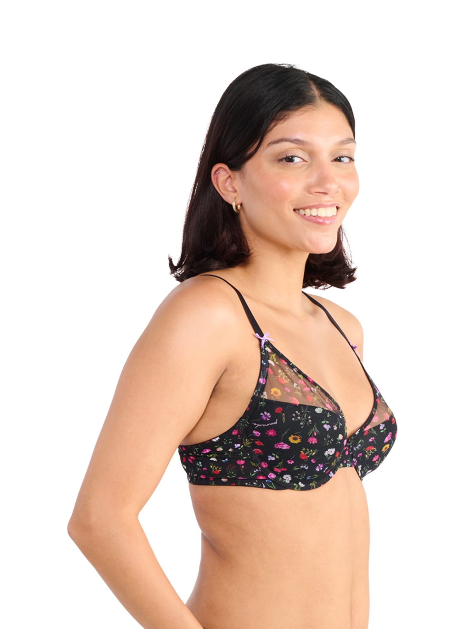 Parade Mesh Ruffle Demi Set, Sizes XS to 3XL