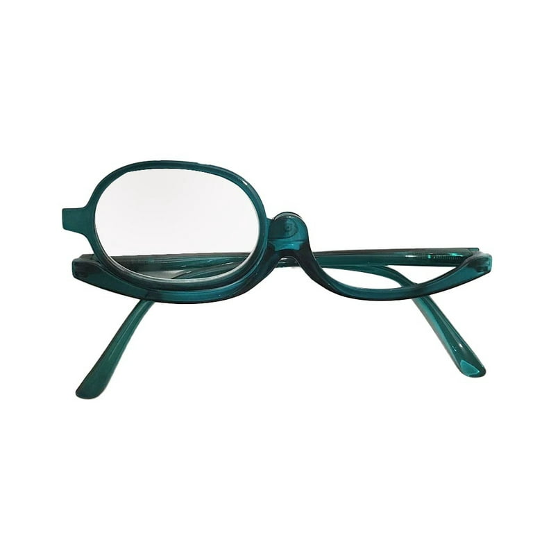 Walbest Women Eye Make Up 180 Degree Rotation Folding Monocle Magnifying  Makeup Reading Eye Glasses 