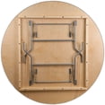 thumbnail image 6 of Flash Furniture 6-Foot Round HEAVY DUTY Birchwood Folding Banquet Table with METAL Edges, 6 of 6