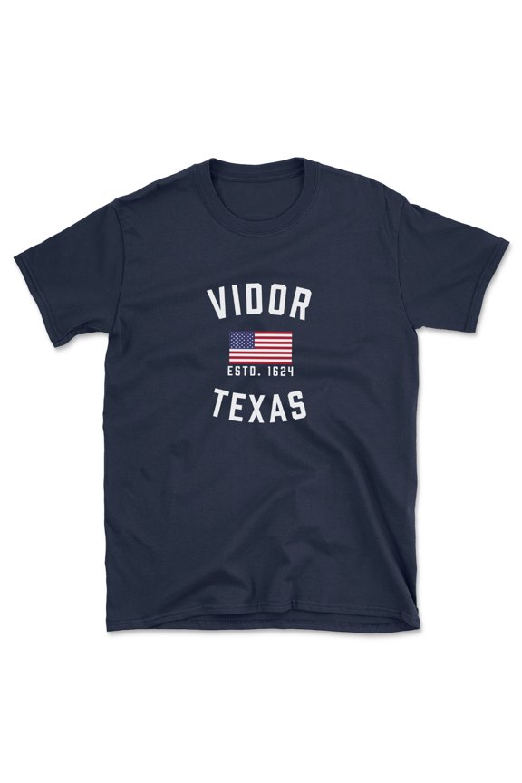 Vidor Texas Patriot Men's Cotton T-Shirt