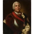 thumbnail image 2 of Christian Benjamin Müller 12x14 Gold Ornate Wood Frame and Double Matted Museum Art Print Titled - Portrait of Augustus III the Saxon, King of Poland (1748), 2 of 4