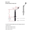 thumbnail image 2 of Bal Products 29033Bl Top Wind A-Frame Screw 5,000 lb Capacity Tongue Jack for RV Trailers, 2 of 2