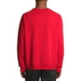 thumbnail image 3 of Athletic Works Men's Fleece Raglan Crew Sweatshirt, up to Size 2XL, 3 of 6
