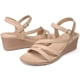 thumbnail image 1 of Sandalias SHIBEVER Wedge para mujer, plataforma baja, color nude, talla 35, 1 of 6