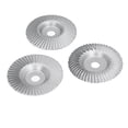 thumbnail image 1 of Juego De Discos Para Tallar Madera, Juego De Discos De Acero Para Tallar Madera Resistente Al Desgaste, Forma Rápida, 100 Mm De Diámetro, 16 Mm De Diámetro Interior, 3 Piezas, 1 of 7
