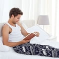 thumbnail image 5 of Honiee elephants for men - a sleek fusion of Straight Pajama Pants, versatile Lounge Pants, and cozy Sleepwear, all rolled into one-Large, 5 of 6