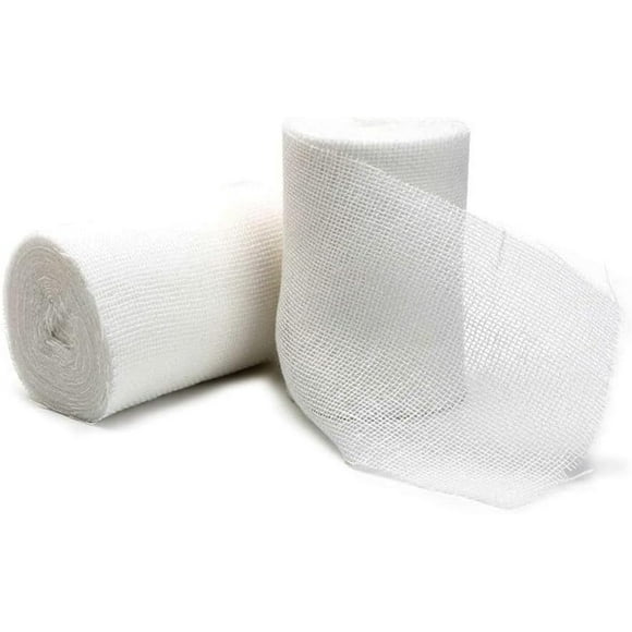 100% Cotton Gauze Rolls 6cm*6m Rolled Gauze Medical Tape Gauze Wrap - Breathable Gauze Bandage Rolls – 2.36” X 236“ Bandage Wrap for Wound Dressing –10 Rolls