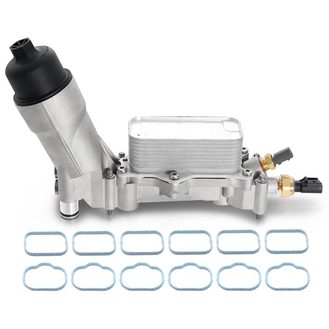 Kit de carcasa de filtro de aceite de motor de aluminio para Chrysler 200 300