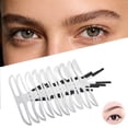 thumbnail image 5 of Stainless Steel Eyebrow Tweezers Precision Hair Removal Tool Portable Beauty Grooming Tweezers for Eyebrow Facial Hair, 5 of 7