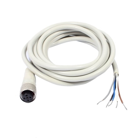 M12 2m Female Straight Head 5Pin Connector Aviation Socket Electrical Cable price history on PriceWatchPro