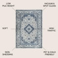thumbnail image 2 of JONATHAN Y MDP212A-9 Indhira Ornate Medallion Persian Blue/Gray 9 ft. x 12 ft. Area Rug, Bohemian Vintage, Pet Friendly, Stain Resistant, Easy to Clean, for Living Room; Kitchen, Bedroom, 2 of 11