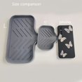 thumbnail image 3 of Silicone Kitchen Sink Organizer - Soap Dish Holder With Drain Tip, Countertop Scrubber Pad For Sponges & Brushes, Home Bathroom Essentials, 3 of 5