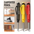 thumbnail image 2 of Juego de lápices Carpenter Nicpro con sacapuntas y empuñadura para dedos, paquete de 3, 2 of 7