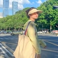 thumbnail image 4 of Chapeau de Soleil Respirant Protection UV PVC Visière d'Été pour Femmes pour Extérieur, 4 of 7