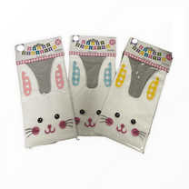 Happy Easter Spring Bunny Treat Bags.  Pink, Yellow and Blue Total of 60 Pieces