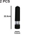 thumbnail image 1 of Electric Sea Salt & Pepper Mill And Shaker Set,battery, 1 of 4