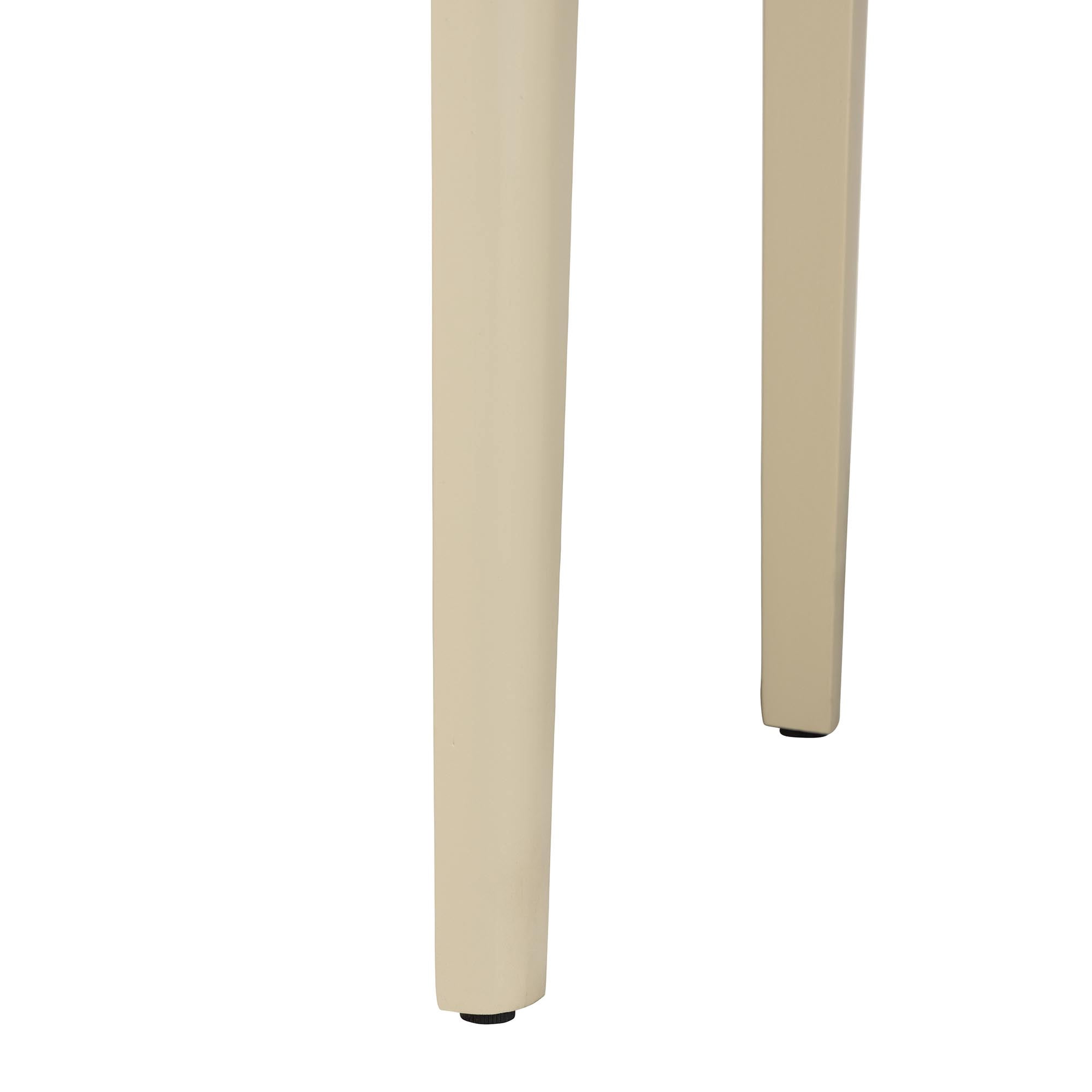 bali & pari Leeba Modern Console Table, 3-Drawer, Beige