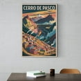 thumbnail image 6 of Cerro De Pasco Peru Vintage Travel Poster with Industrial Heritage And Color Homes Canvas Poster, 6 of 8