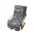 thumbnail image 3 of Grey Soft Flannel Fleece Throw Blanket, Illustration of Brick Wall Contemporary Artprint 3d Style Vision Modern and Shabby Design, Cozy Plush for Indoor and Outdoor Use, 70" x 90", Grey, by Ambesonne, 3 of 5