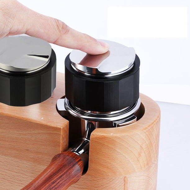 de Polvo de Profesional de Doble Cabezal de Manipución de Café, Manipución de Mano pa El , Suministros de Café negro 58mm Soledad Sabotaje del distribuidor de café