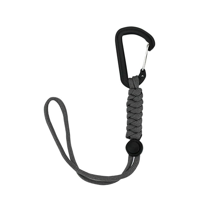 Outdoor Hook Chain Keychain, Anti-Loss Rope Mountaineering, Durable Stainless Steel, Emergency Umbrella Cord, Travel Gear, Compact Design, for Hiking Camping, Secure Attachment, Akmoler