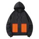 thumbnail image 2 of Sudadera con calefacción a la moda, batería de larga duración y alta capacidad, diseño ergonómico., 2 of 7