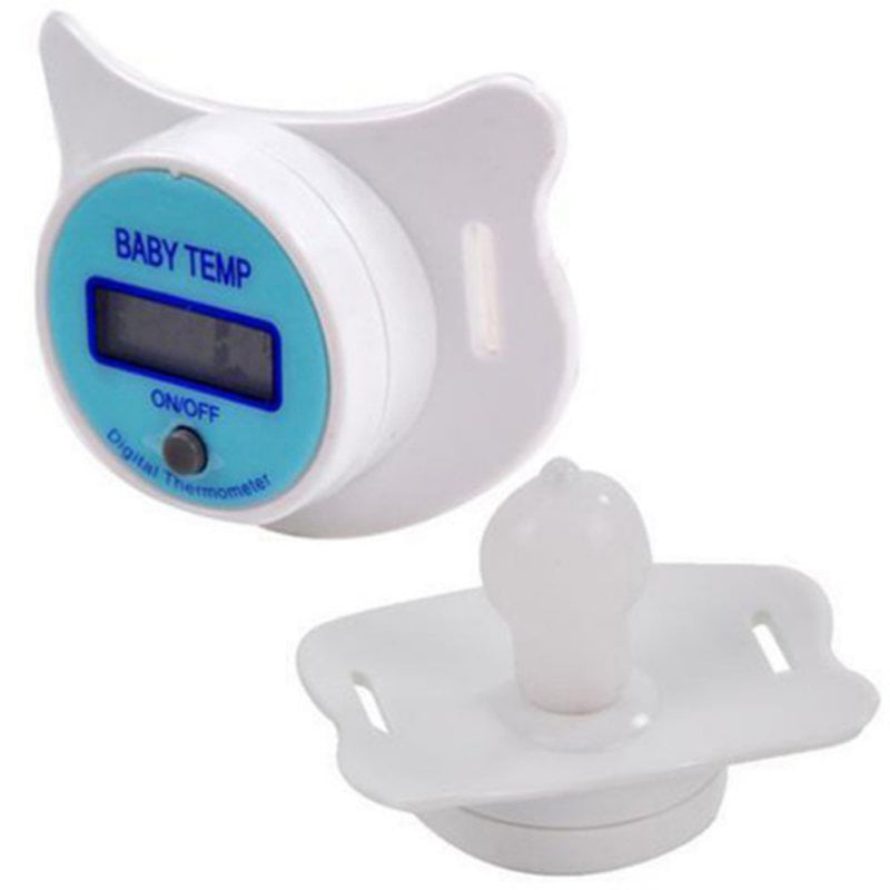 NEW DIGITAL DUMMY SOOTHER PACIFIER BABY TODDLER CHILD ORAL THERMOMETER PORTABLE 