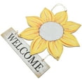 thumbnail image 4 of Masteelf Sunflower Welcome Sign Wooden Front Porch Decor Farmhouse Summer Decor Rustic Pendant, 4 of 8