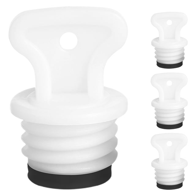 4 tapones de repuesto para bolsas de agua caliente a prueba de fugas, de goma, para uso diario, para uso en interiores, hogar y oficina.