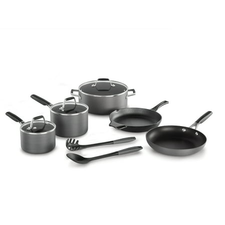 Select by Calphalon Hard-Anodized Nonstick 10-Piece Cookware (Best Hard Anodized Cookware Brands In India)