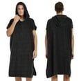 thumbnail image 2 of Penkiiy Changing Towel Robe, Absorbent Hooded Surf Poncho Quick-Dry Blanket Towels with Front Pocket for Swiming Surfing Aquatics Free Size Black, 2 of 7