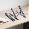 thumbnail image 1 of One pair of foldable laptop stands, laptop stand risers, computer/tablet stands, desktop computer risers, compatible with 10-15.6 inch laptops and iPads., 1 of 6