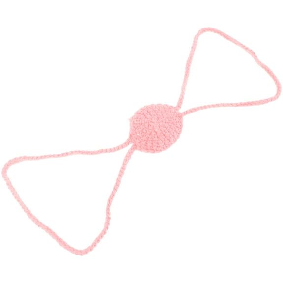 LITINKIMI Nose Warmer Pink Yarn 1Set 13.8X1.8X0.2In