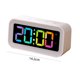 thumbnail image 3 of Lámpara Reloj despertador con luz nocturna digital LED reloj electrónico luminoso de escritorio (blanco) Ehuebsd Para estrenar, 3 of 7