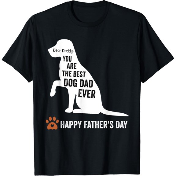 funny happy fathers day from dog treats to dad quote T-Shirt
