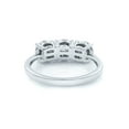 thumbnail image 4 of Rachel Koen Three Round Cluster Diamond Engagement Ring 18K White Gold 0.75Cttw, 4 of 7