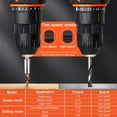 thumbnail image 6 of 20v Drill Driver Set,Cordless Drill with Battery and Charger,LED Tools Kit,25+1 Torque Setting and 43pcs Bits, 6 of 10