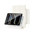 thumbnail image 1 of wonim11 for iPad Pro 13 inch Case M5/M4 (2025/2024), Detachable Magnetic Rotating Protective PU Leather Case with Pencil Holder (Cream White), 1 of 1