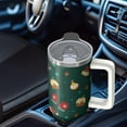 thumbnail image 5 of 30 oz Reindeer Merry Christmas Tumbler with Handle and Straw, Stainless Steel Cup 30 oz, Leak Proof Holiday Mug, Festive Gift Ideas, 5 of 5
