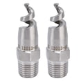 thumbnail image 1 of Atomization Nozzles, 2Pcs 120° Broad Use Spiral Nozzle Even Spraying  For Cooling, 1 of 8
