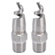 thumbnail image 1 of Kit de accesorios de pulverizador de cono de atomización de gran angular de acero inoxidable con boquilla en espiral de 2 uds., 1 of 9