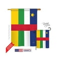 thumbnail image 1 of Breeze Decor 08302 République Centrafricaine Drapeau de la Maison Impression Verticale Recto-Verso - 28 x 40 Po., 1 of 1