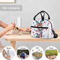 thumbnail image 6 of Yuyamidu Butterfly Lunch Box for Girls 4th Grade/5th Grade American Flag Lunchbox for Age 9-11 Primary School Lunch Tote Bags for Kids Teen Large Capacity Food Handbags for Women, 6 of 7