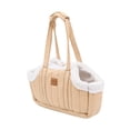 thumbnail image 3 of Bolsa de transporte para gatos jinwen invierno resistente para exteriores beige 38 x 14 cm, 3 of 8