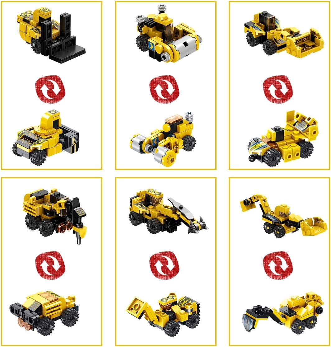 Robot Building Toys for 6 7 8 9 10 11 12 13 14 Years Old Kids | 25-in-1 Construction Blocks Sets for Robot or Trucks, Christmas Birthday Gifts for Age 6-8 7-9 8-14 yrs Boys