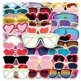 thumbnail image 1 of Paquete de pegatinas para gafas de sol, estilo dibujos animados, vinilo impermeable, 50 unidades, 1 of 2
