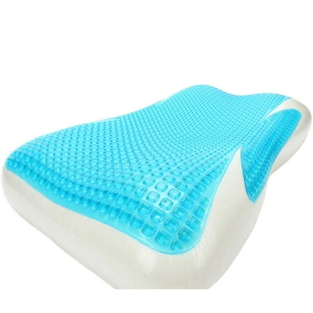 Cheer Collection Memory Foam Ventilated Cooling Gel Pillow