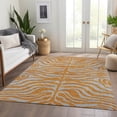 thumbnail image 6 of Addison Rugs Mayfield Premium Machine Washable Transitional Animal Print Orange Rectangle Rug, 10' x 14', 6 of 6